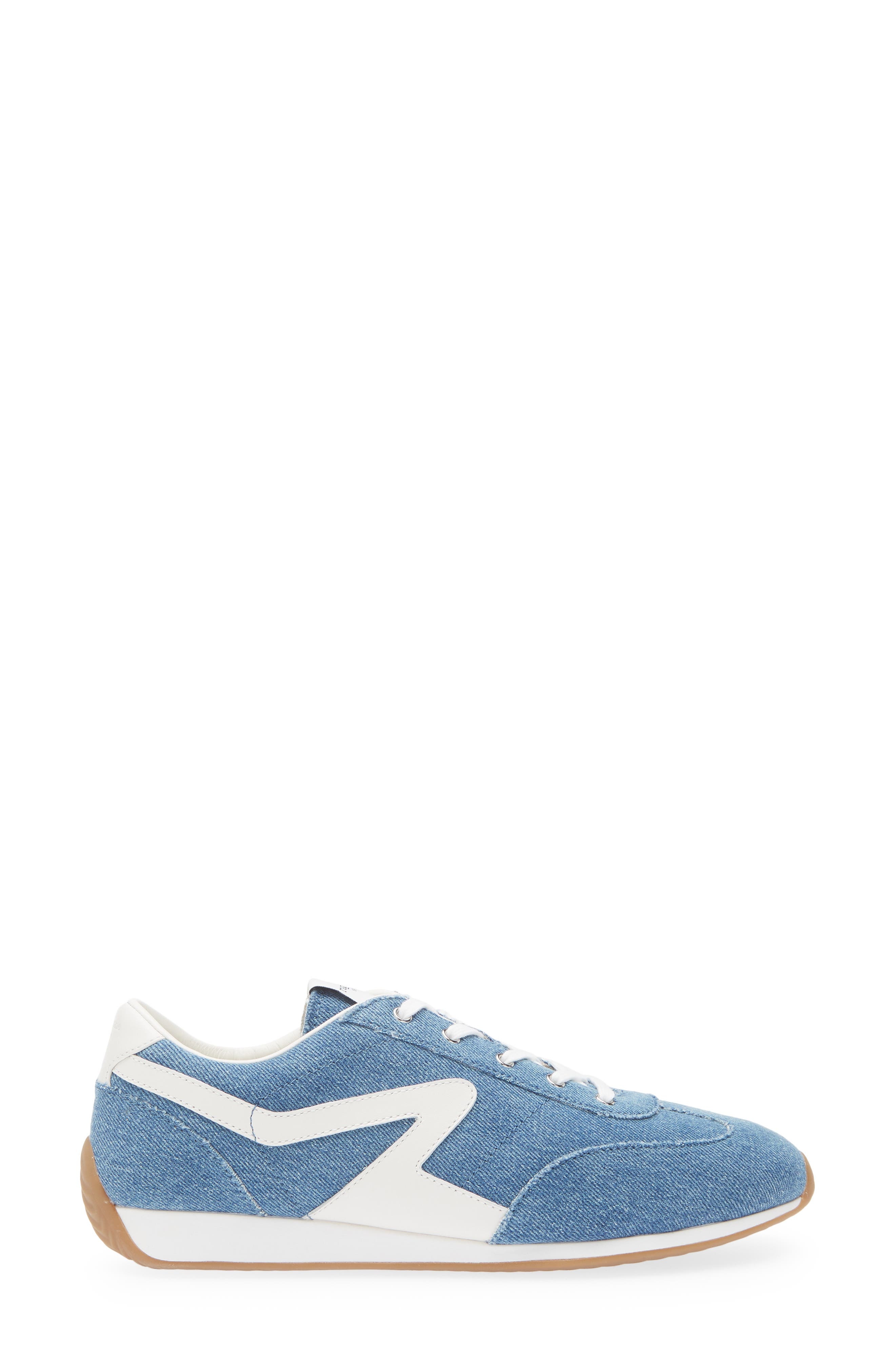 rag & bone Retro Runner Slim Sneaker in Medium Wash Denim at Nordstrom - 3