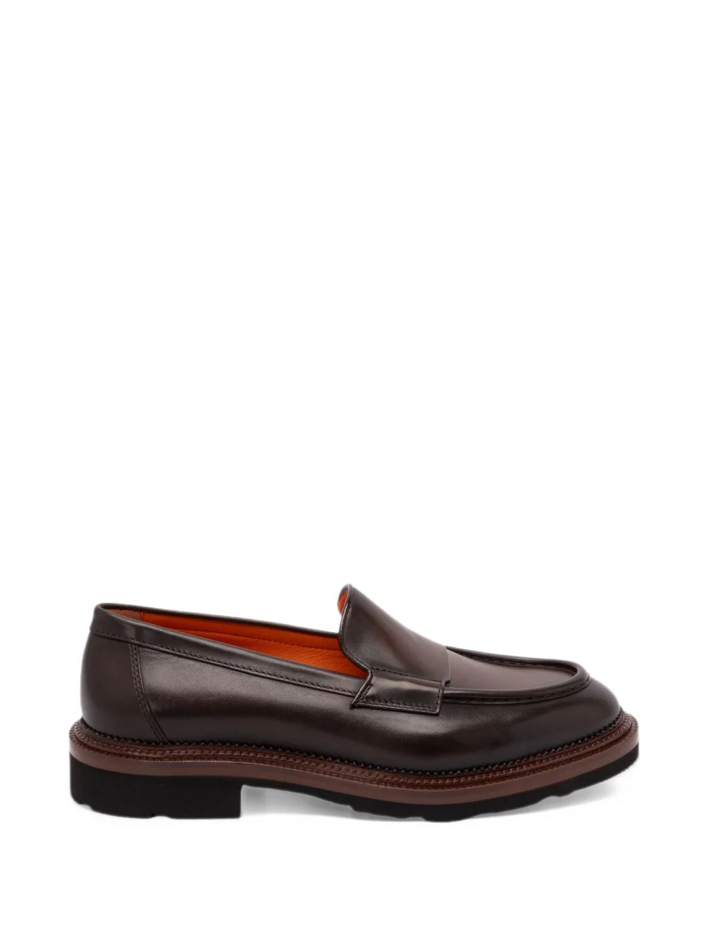 leather penny loafers - 1