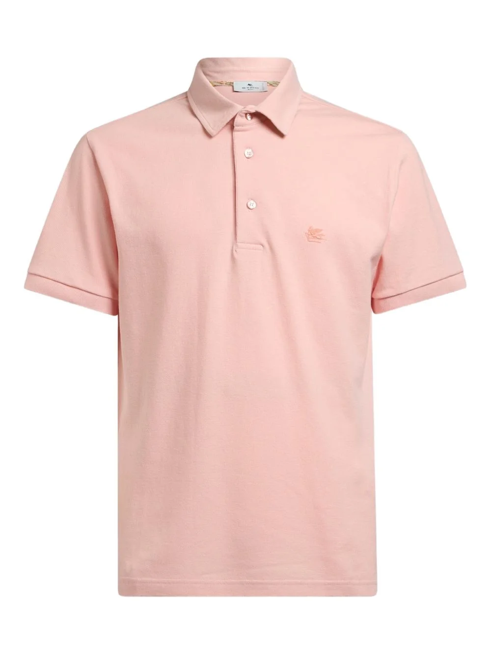 short-sleeve embroidered polo shirt - 1