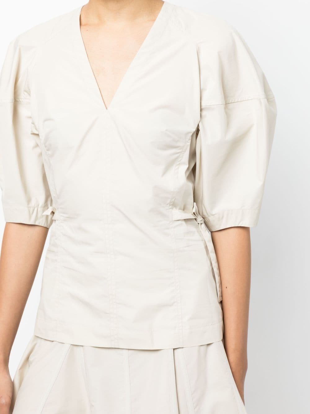 V-neck short-sleeve top - 5