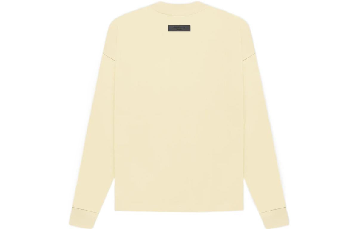 Fear of God Essentials FW22 Long Sleeve Tee Canary FOG-FW22-551 - 3