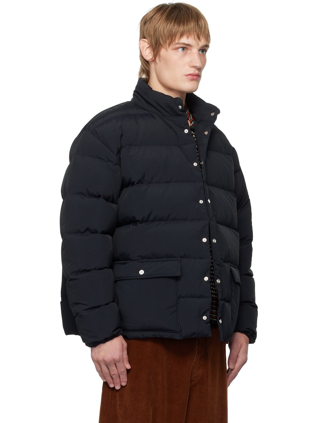 Black Burlington Puffer Down Jacket - 2