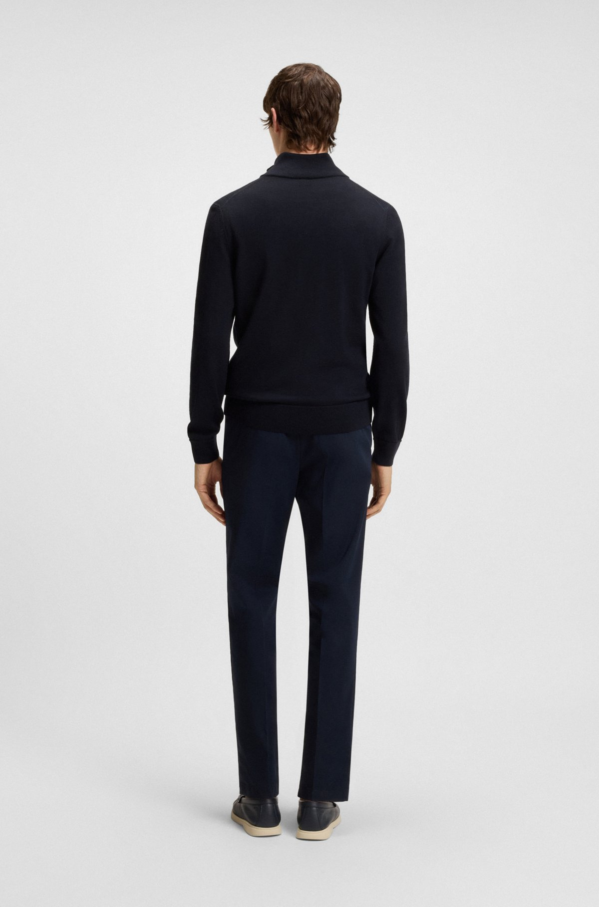 ZIP-UP CARDIGAN IN WOOL - 5