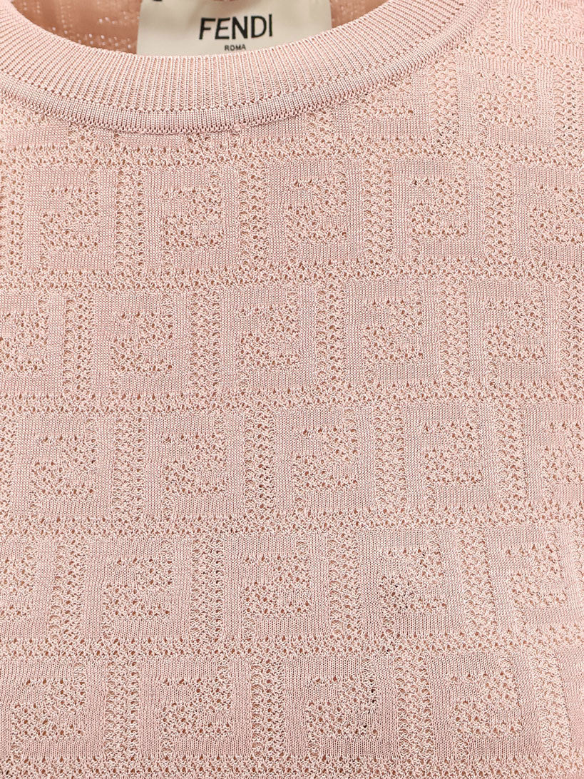 Fendi Women Ff Cotton And Viscose Dress - 5