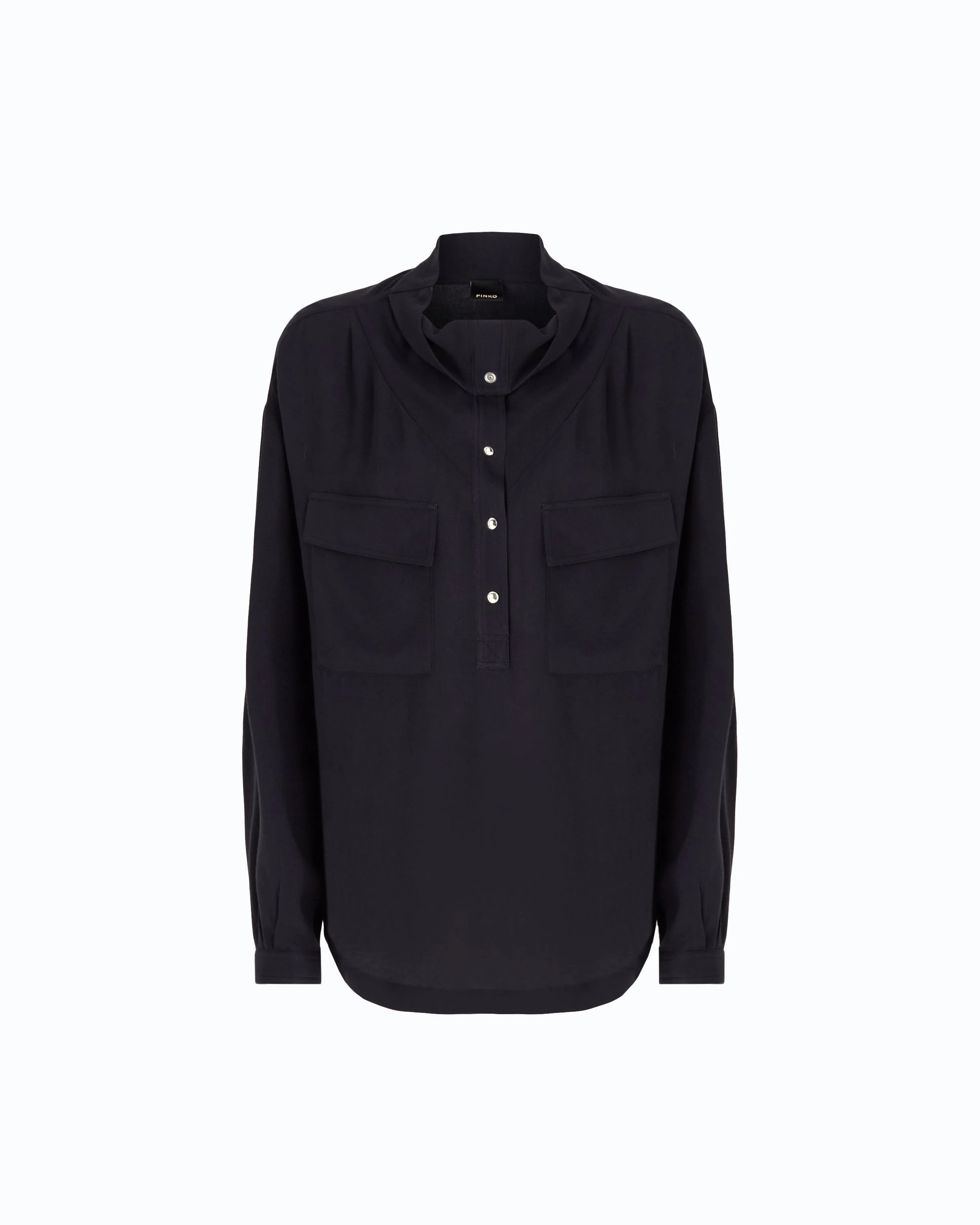BLOUSE WITH POCKETS AND BUTTONS - 1