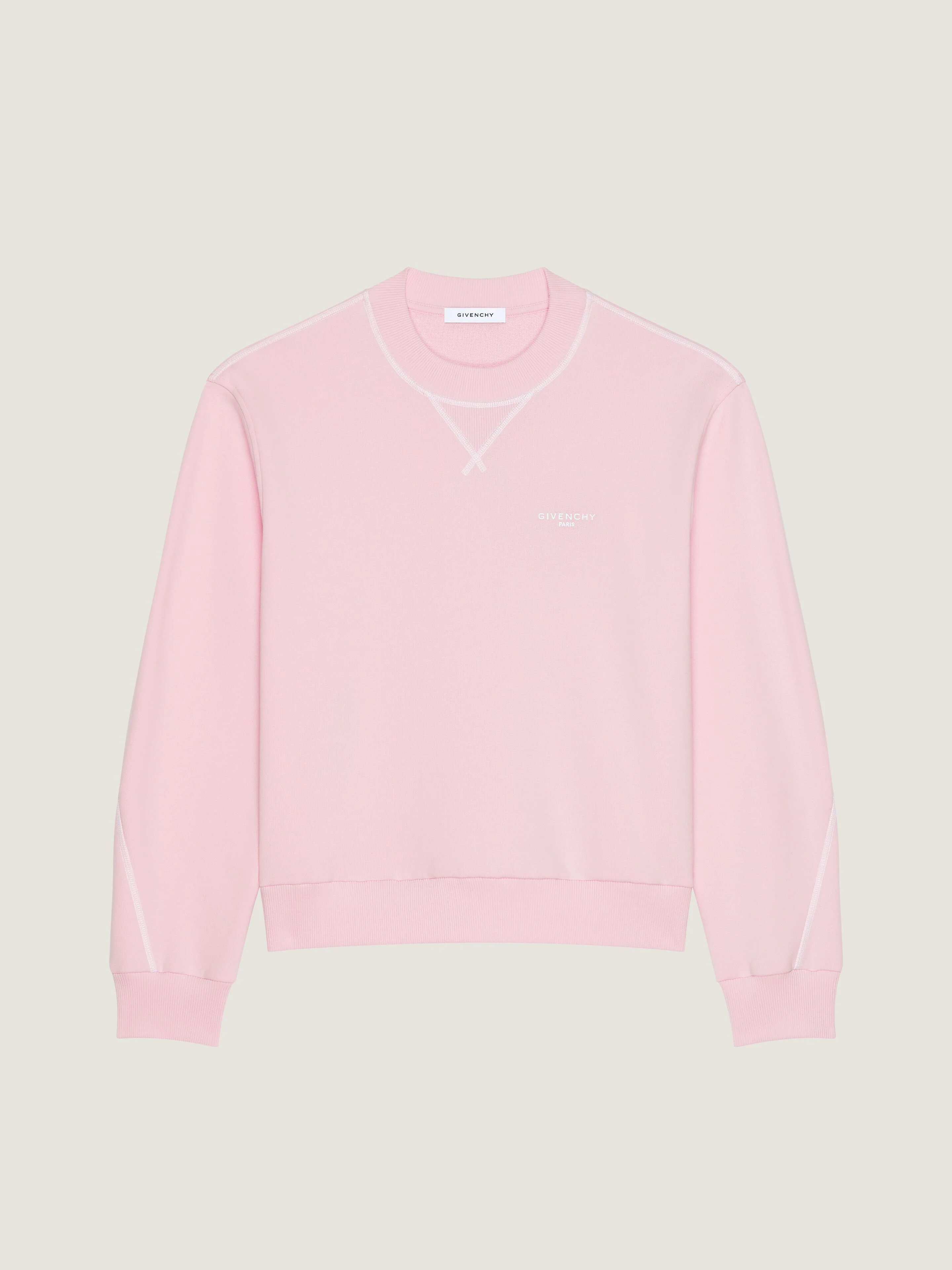 COUTURE SEAM SWEATSHIRT IN FLEECE - 1