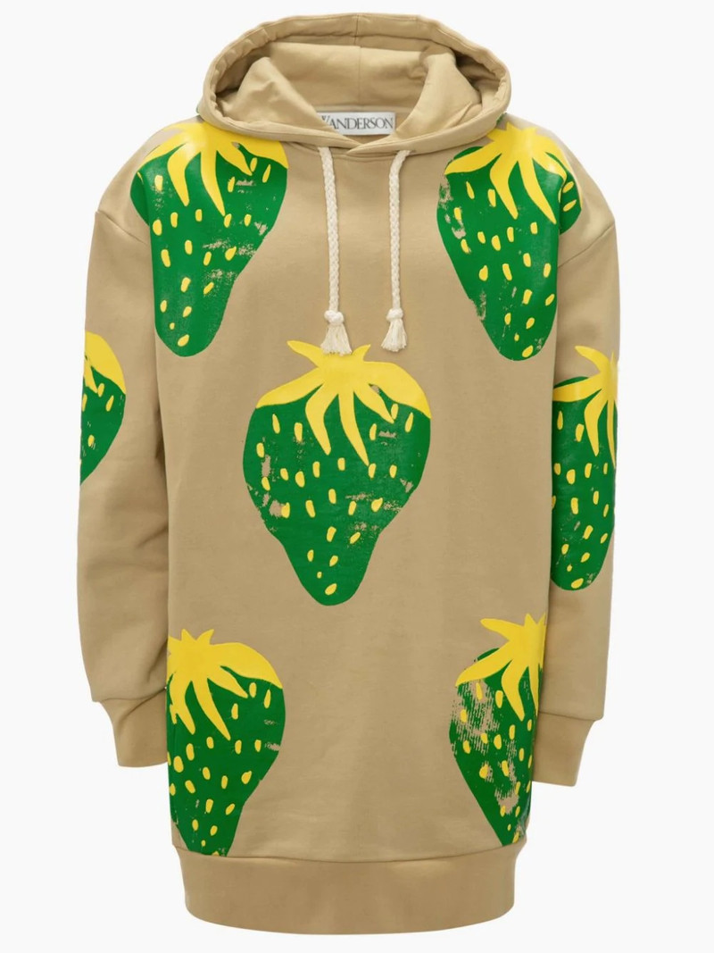 OVERSIZED STRAWBERRY HOODIE 1