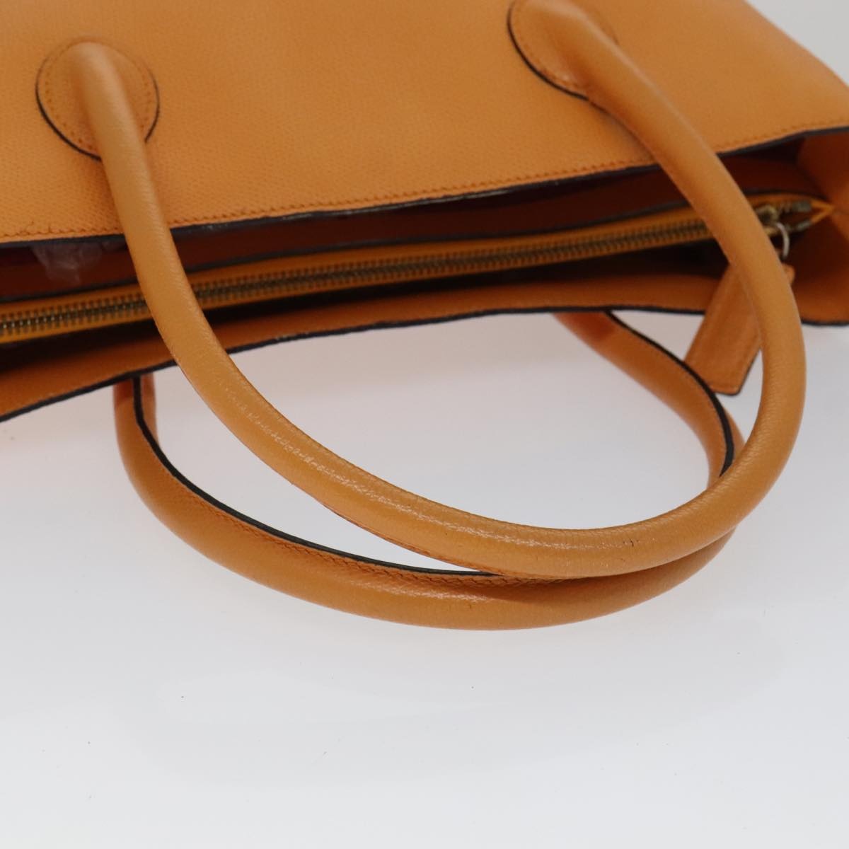 CELINE Tote Bag Leather Orange - 7