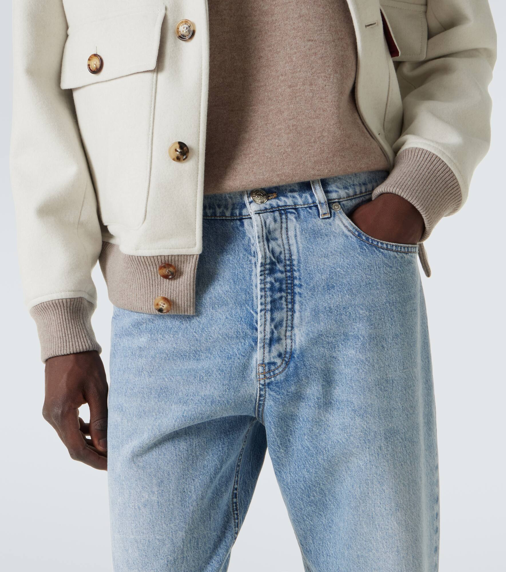 Mid-rise slim jeans - 5