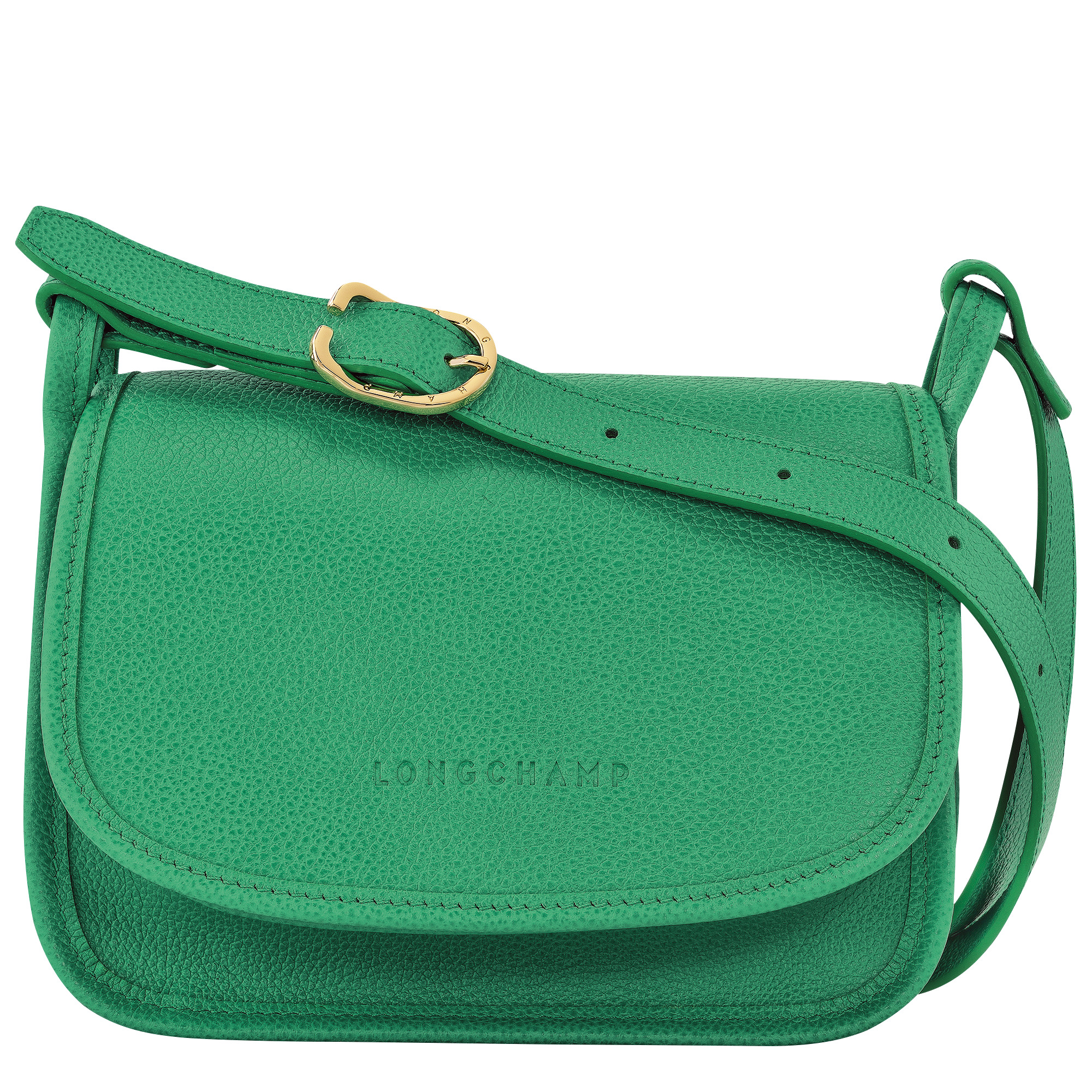 Le Foulonné S Crossbody bag Green - Leather - 1