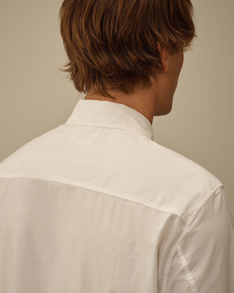 Popeline Longsleeve Logo Button Shirt 6