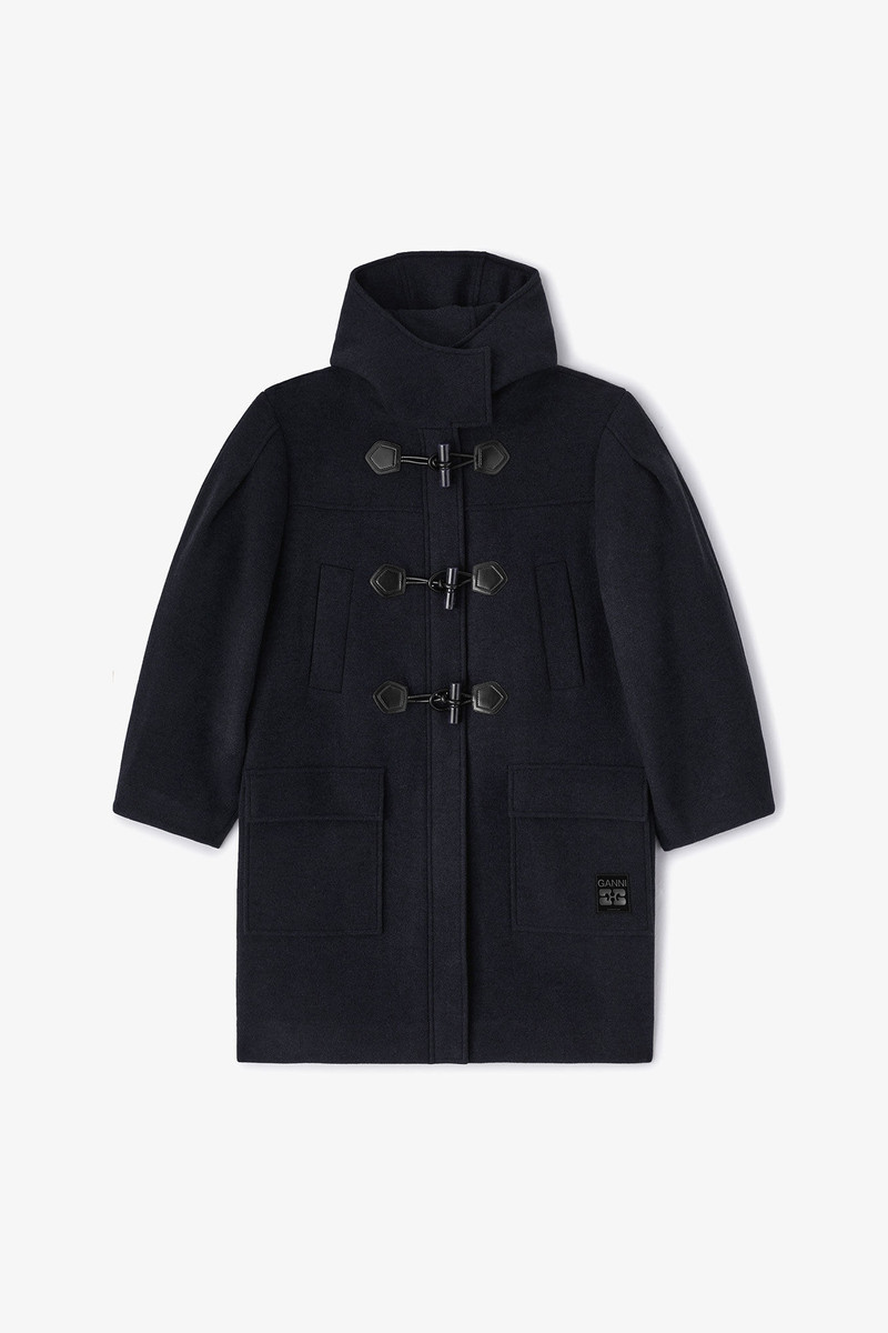 WOOL DUFFLE COAT 1