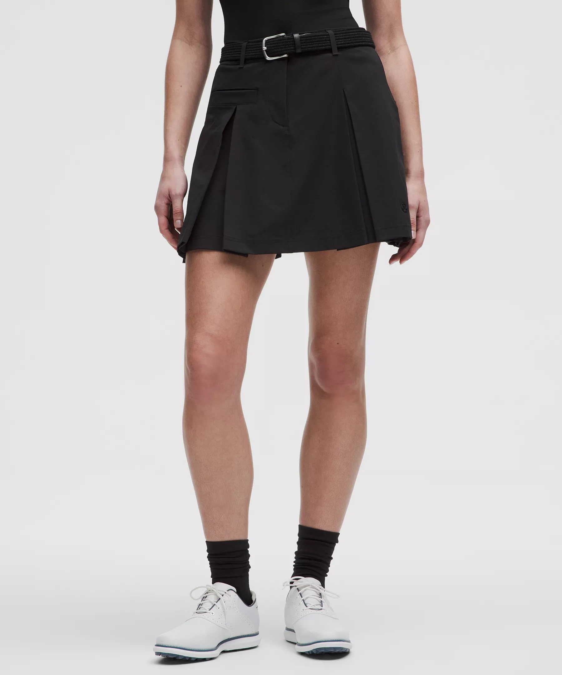 Box-Pleat High-Rise Golf Skirt - 2