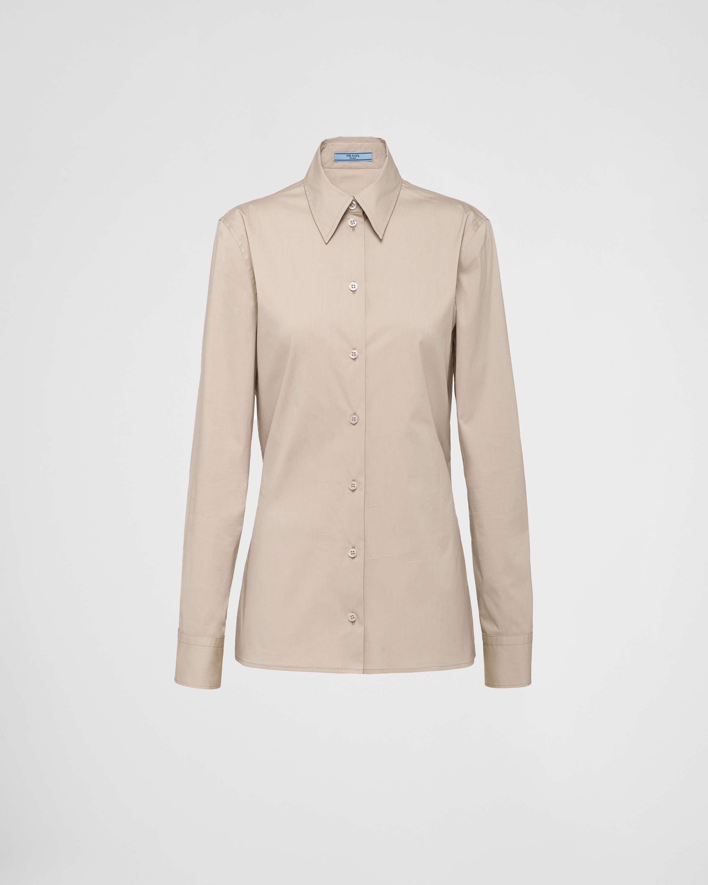 Stretch poplin shirt - 1