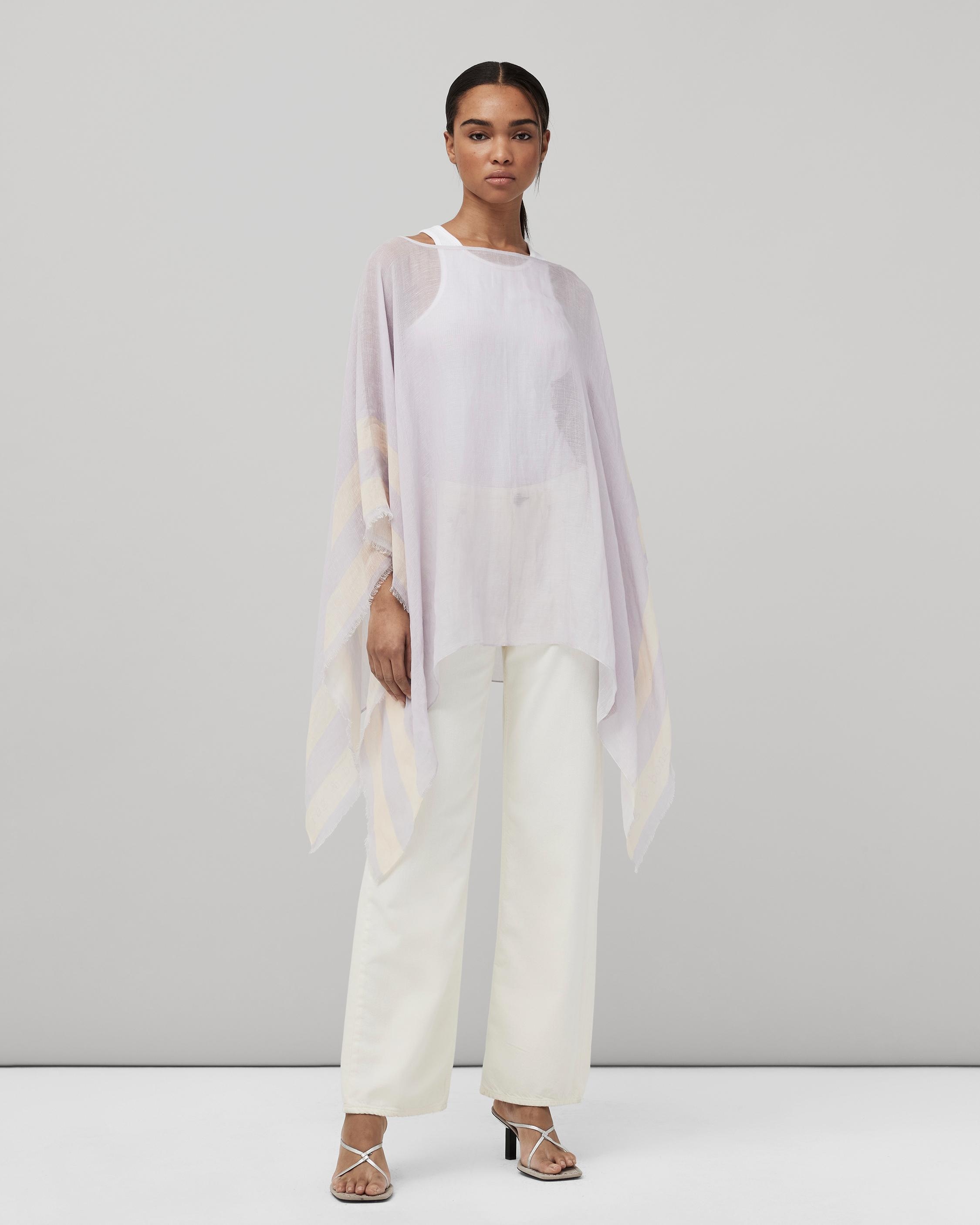 Hera Beach Wrap
Silk Linen Blend Wrap - 1