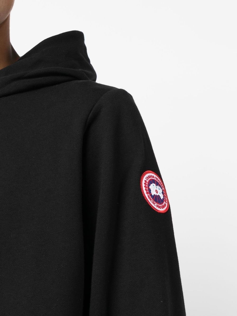 Huron logo-patch hoodie - 5