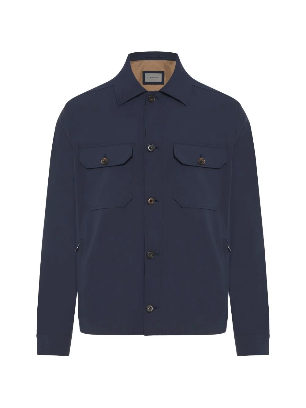 buttoned flap-pocket jacket - 1
