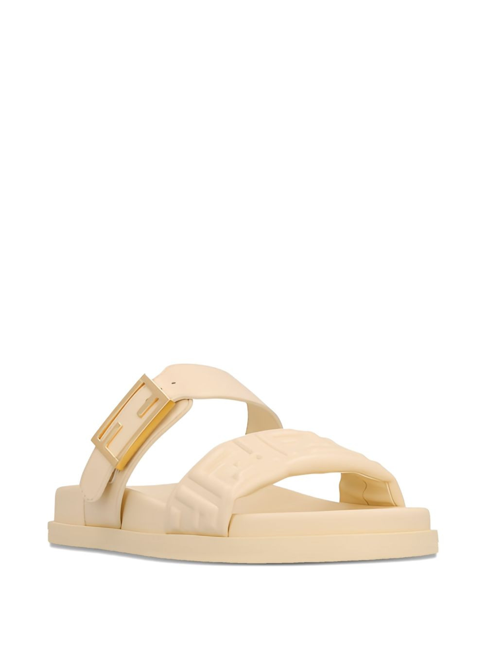 buckle-embellished logo sandals - 2