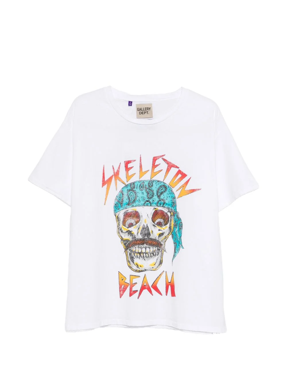 skeleton-graphic T-shirt - 1