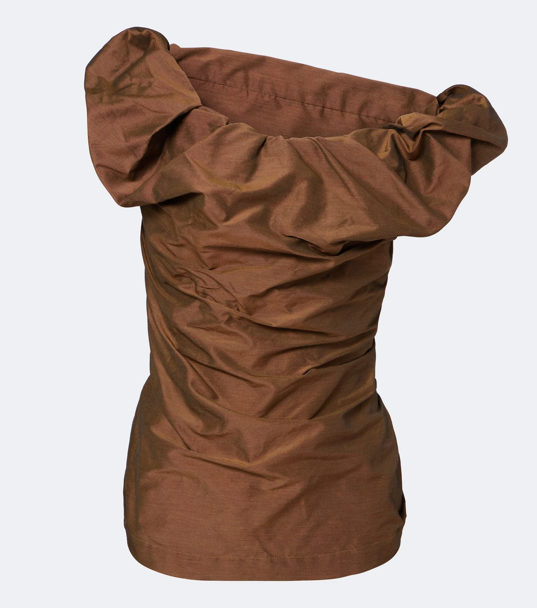 Ginnie off-shoulder twill top - 1