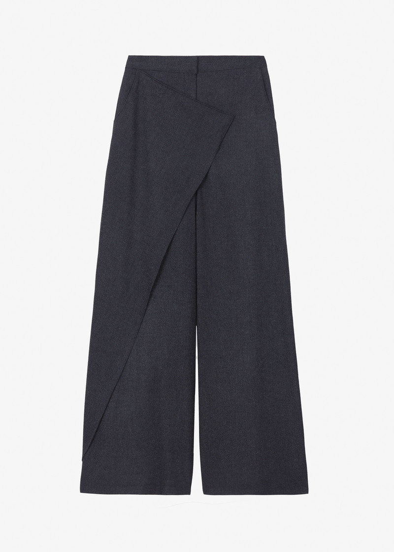 Altai Wrap Trousers - Charcoal 1
