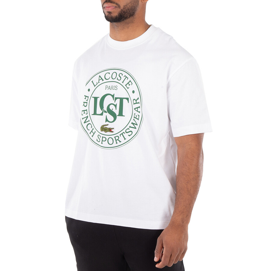 Lacoste Logo Print Crew Neck T-Shirt - 2
