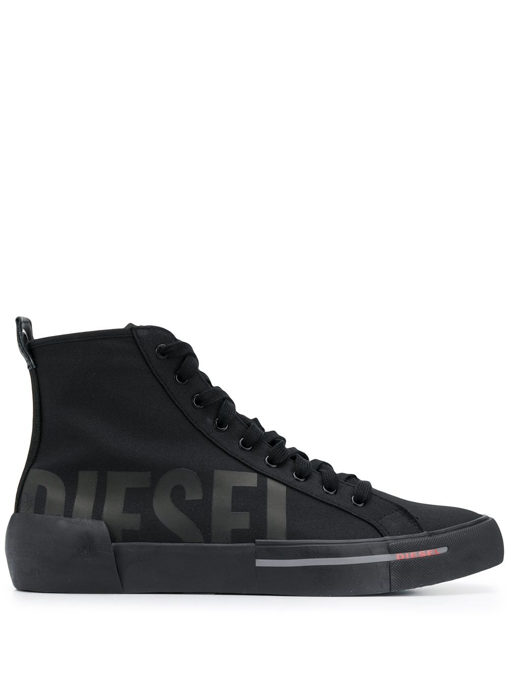 logo-print high-top trainers - 1