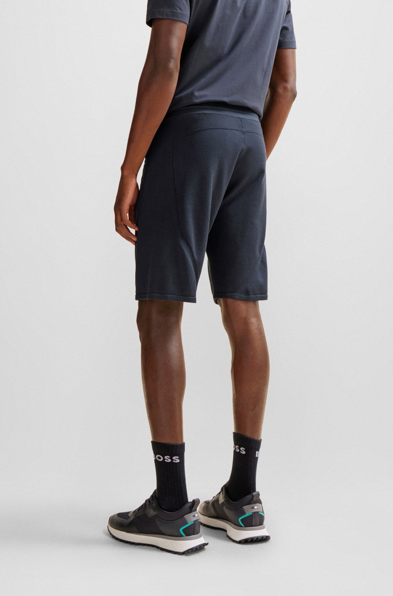 REGULAR-FIT SHORTS WITH CONTRASTING LOGO PRINT 5