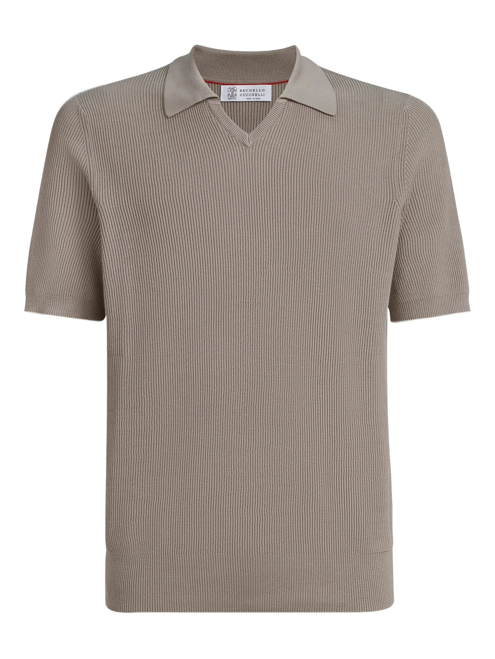 Brunello Cucinelli V-neck Short-sleeve T-shirt - 1