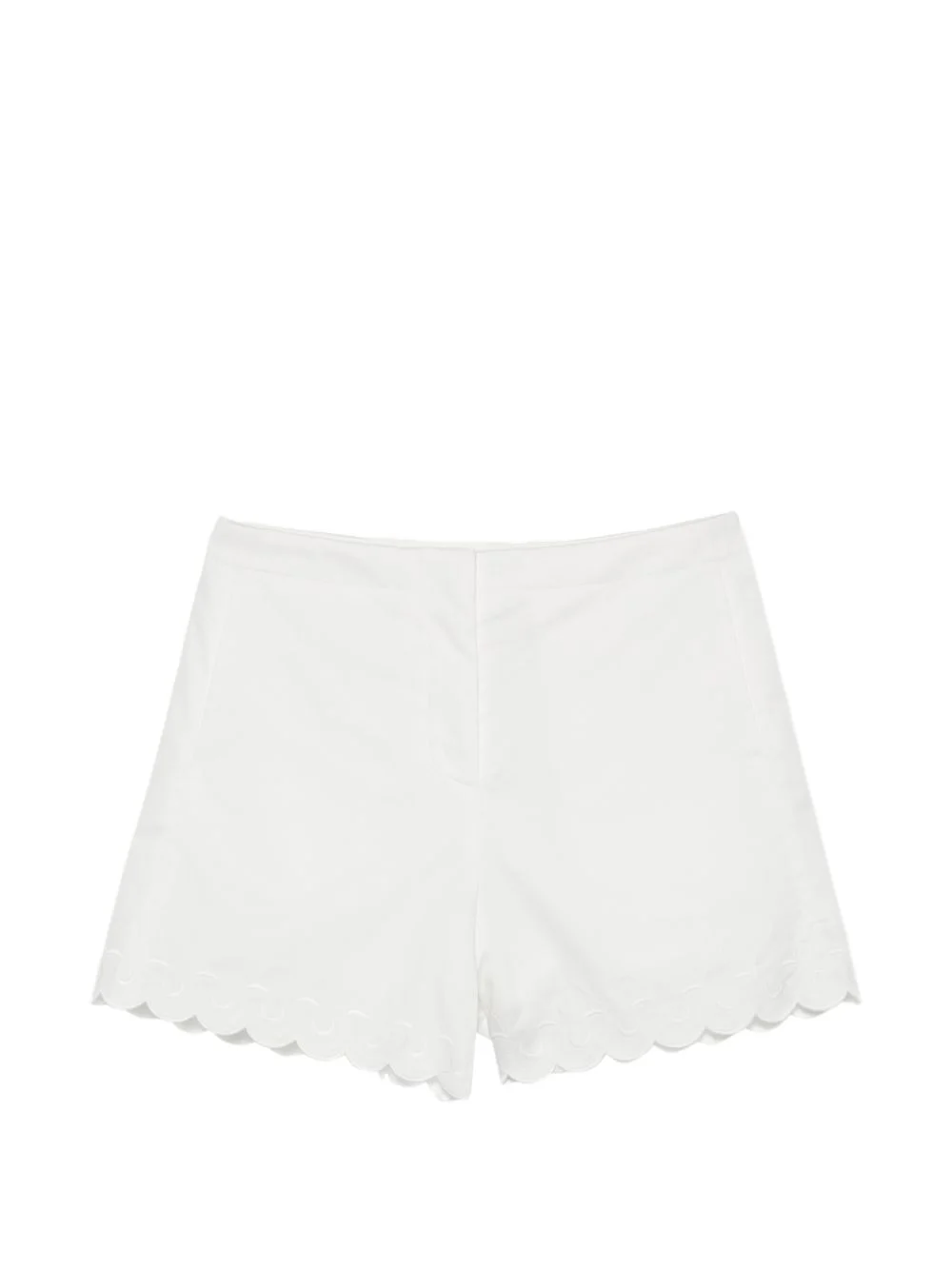 embroidered shorts - 1