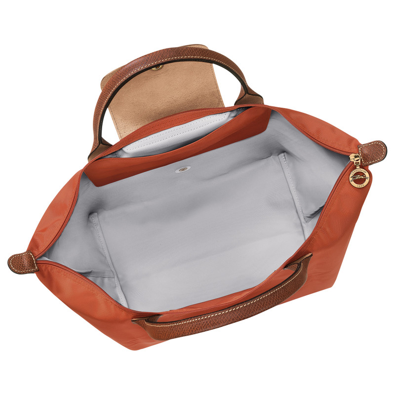 Le Pliage Original M Handbag Brick - Recycled canvas 5