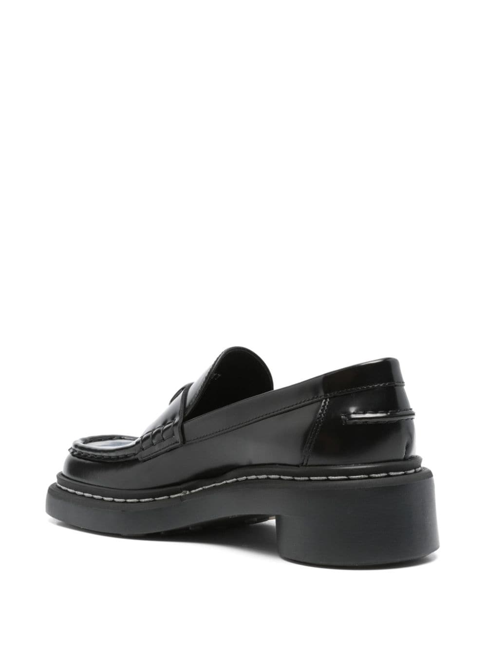 50mm leather loafers - 3
