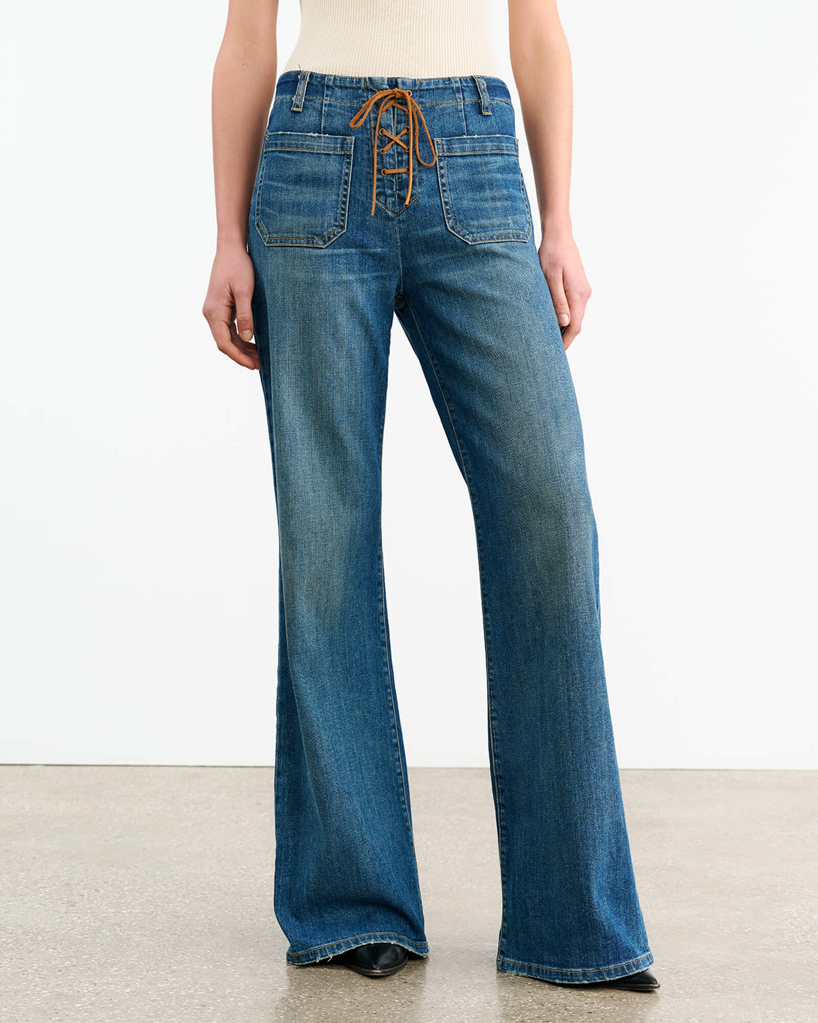 FLORENCE LACE UP JEAN - 3