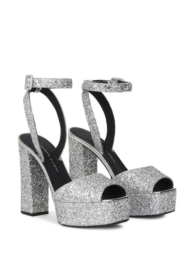 Giuseppe Zanotti Laila glitter platform sandals outlook