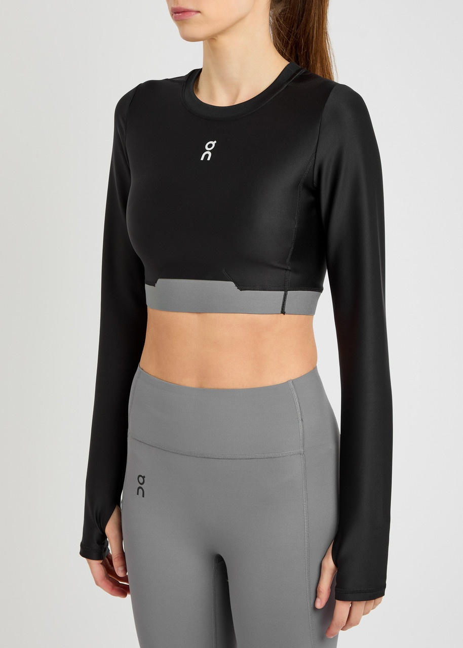 ON Train Stretch-jersey Cropped top - 2
