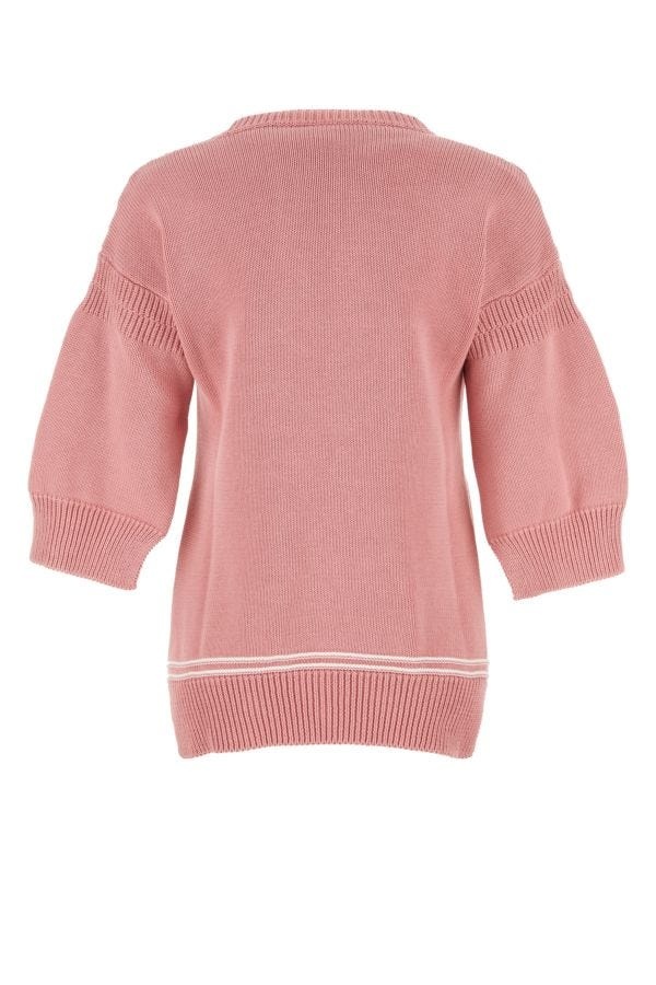 Pink cotton sweater - 2