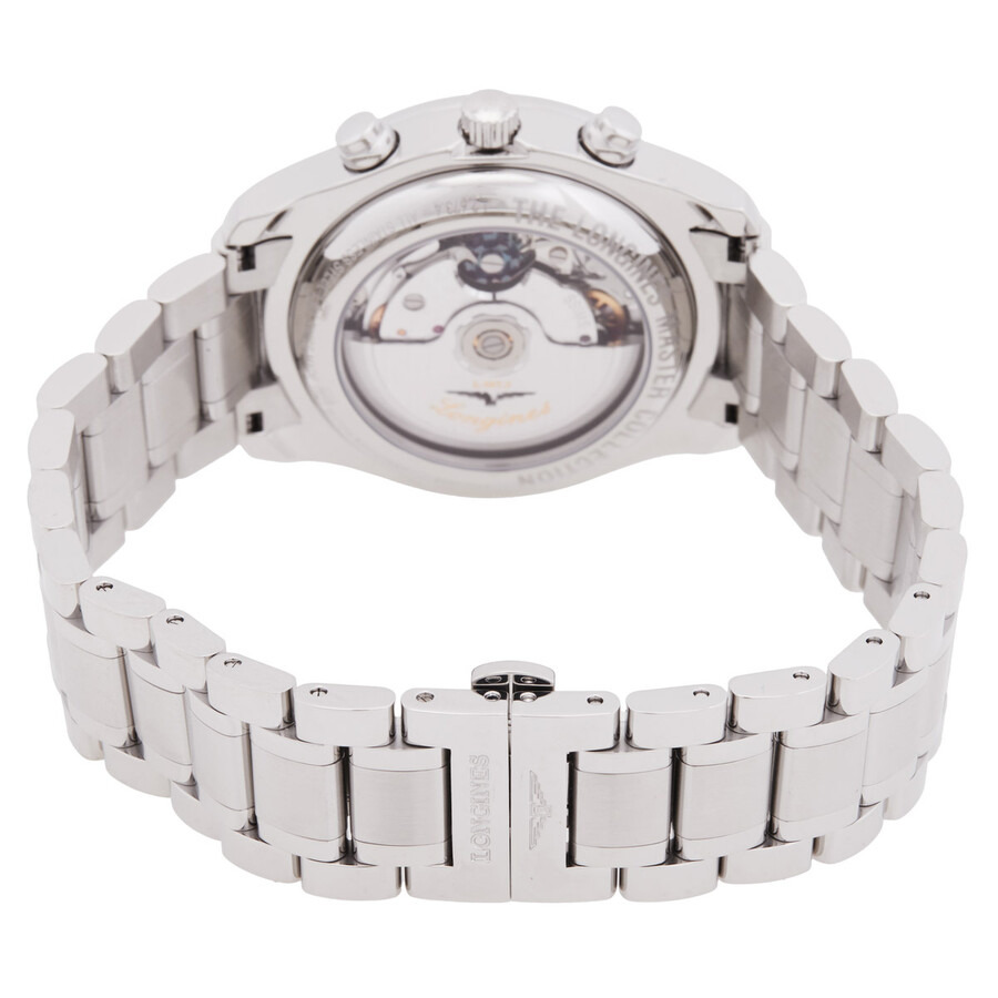 Longines The Longines Master Collection Chronograph GMT Automatic Moon Phase Anthracite Dial Men's W - 3