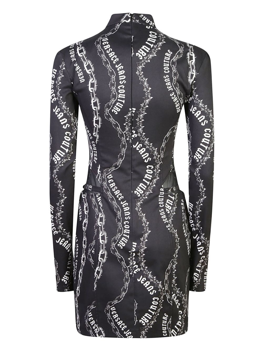Chain Couture-print mini dress - 2