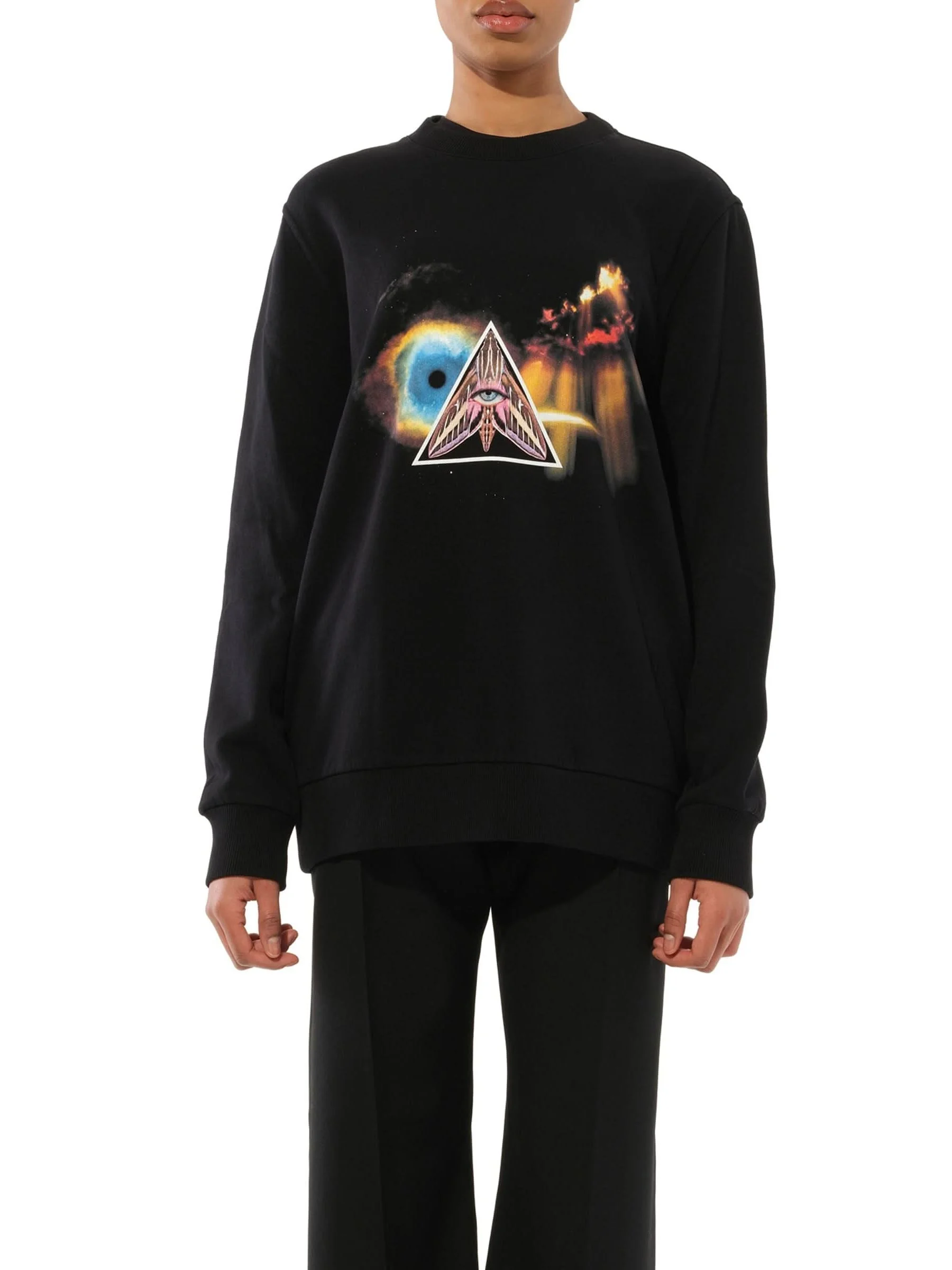 Podium Eye Tri Sweatshirt in Black - 1
