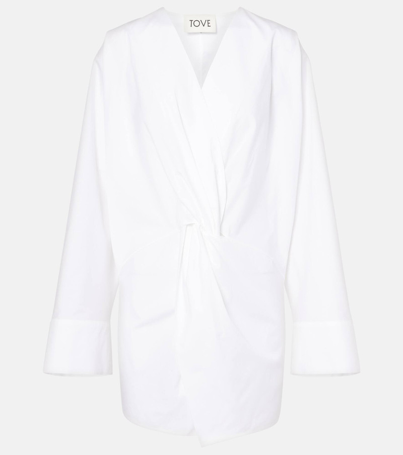 Destry 수집된 면 poplin 정상 - 1