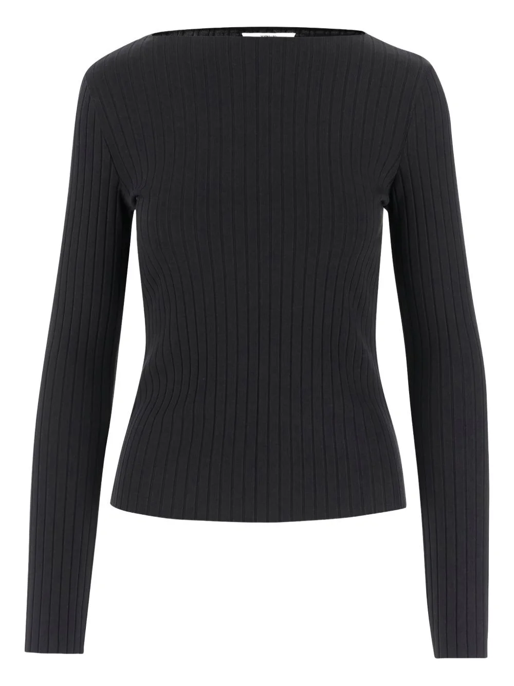 ribbed crew-neck sweater - 1