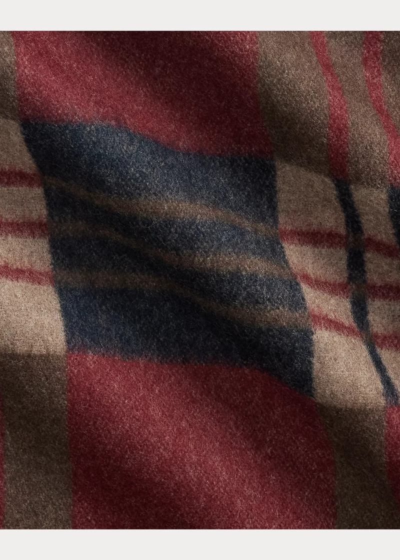 Patterned Wool-Cashmere Scarf 3