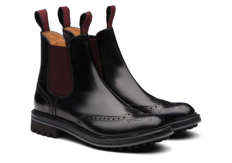 Church's Aura 2 lw
Polished Binder Chelsea Boot Brogue Black / brown outlook