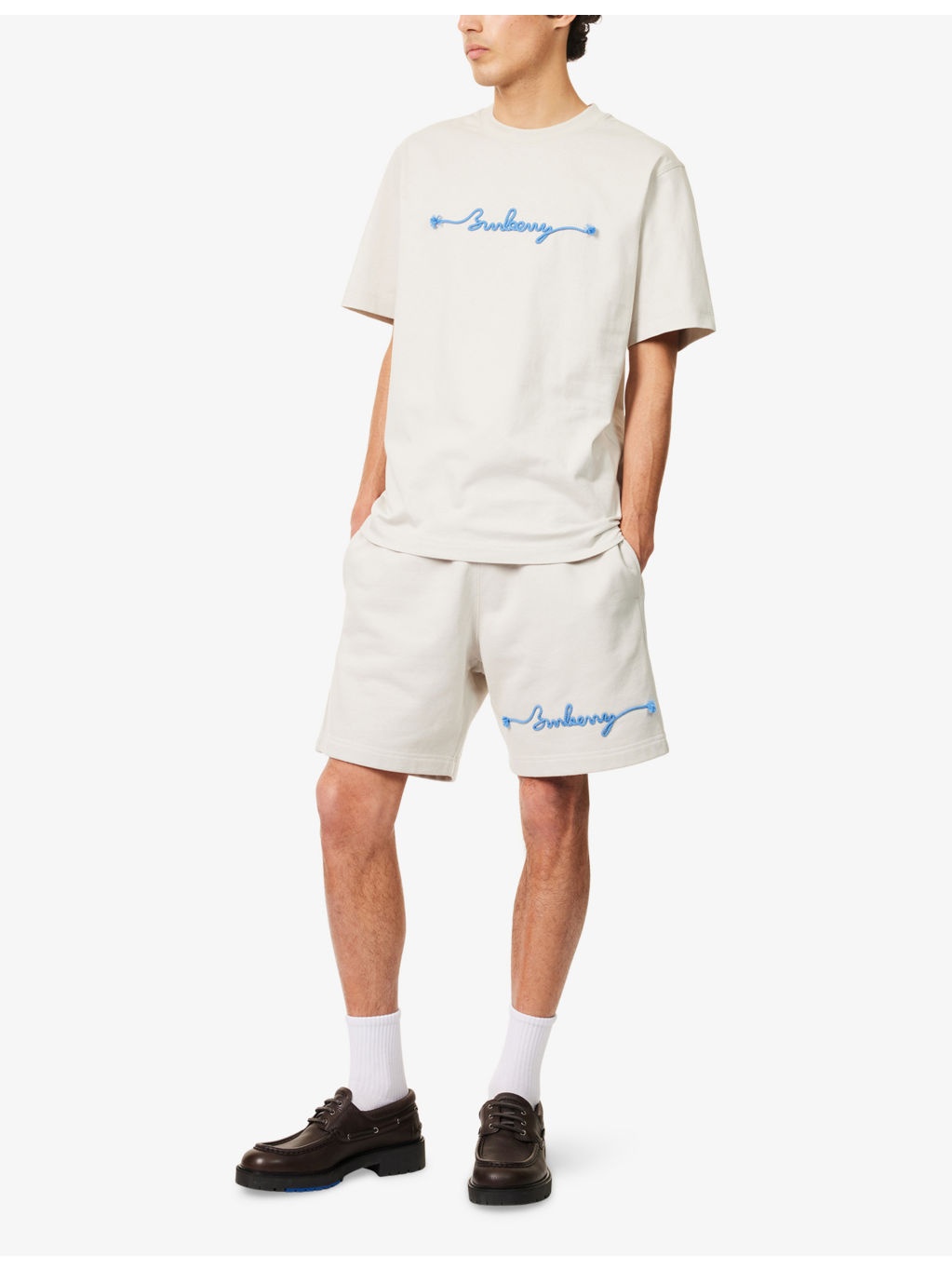 Logo-Embroidered Relaxed-Fit Cotton-Jersey Shorts - 2
