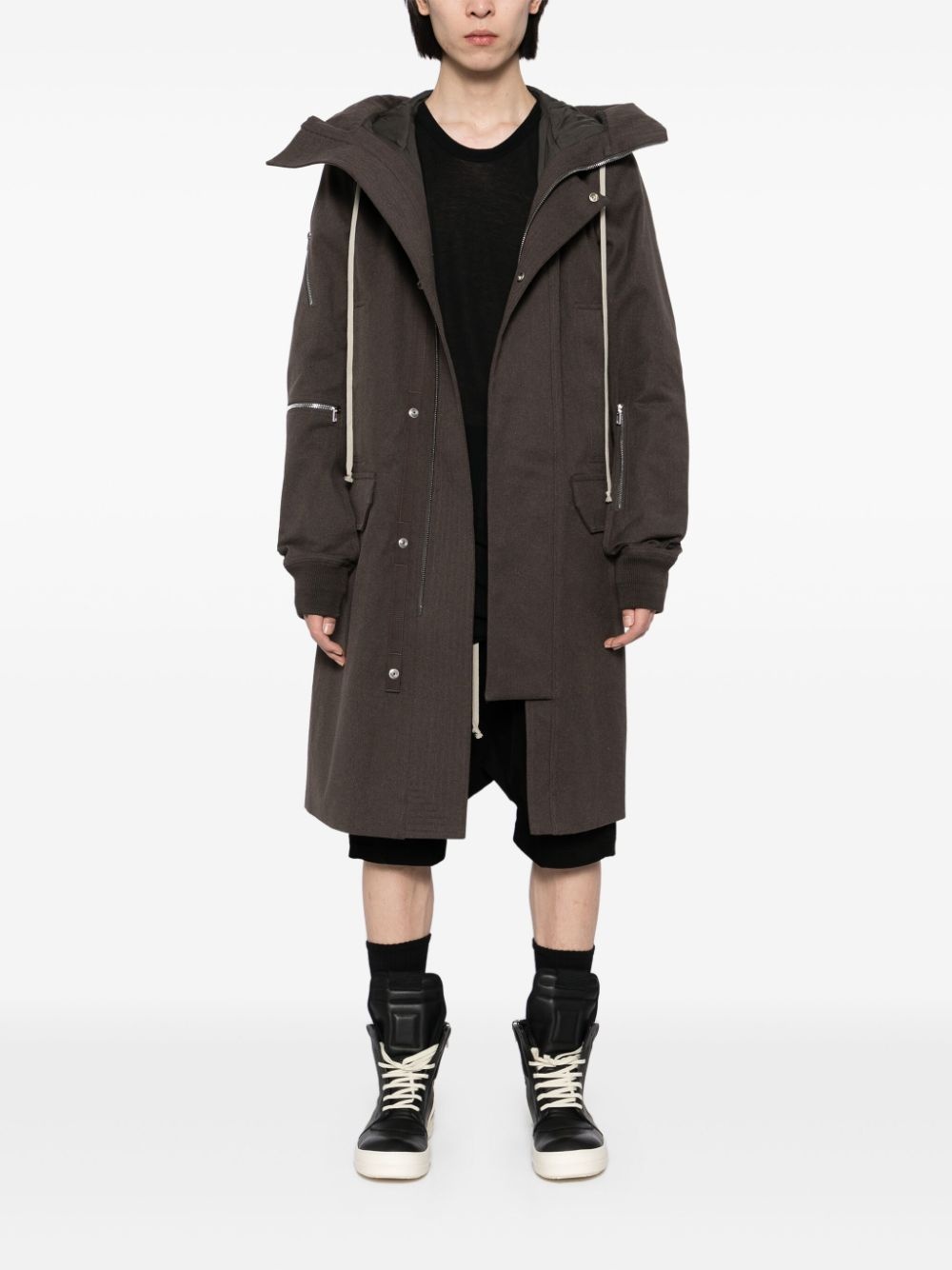 hooded coat - 2