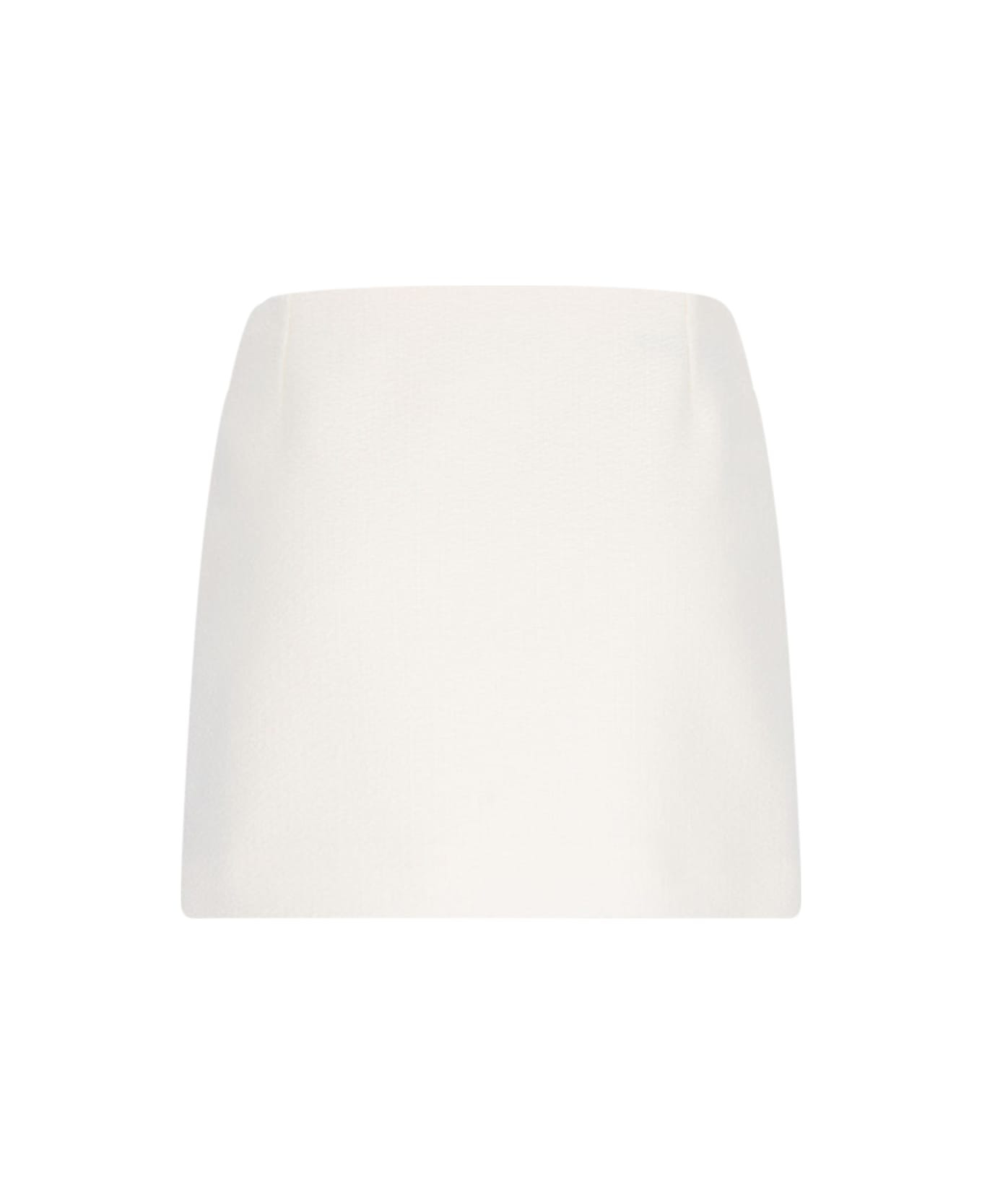 Wool Mini Skirt - 2