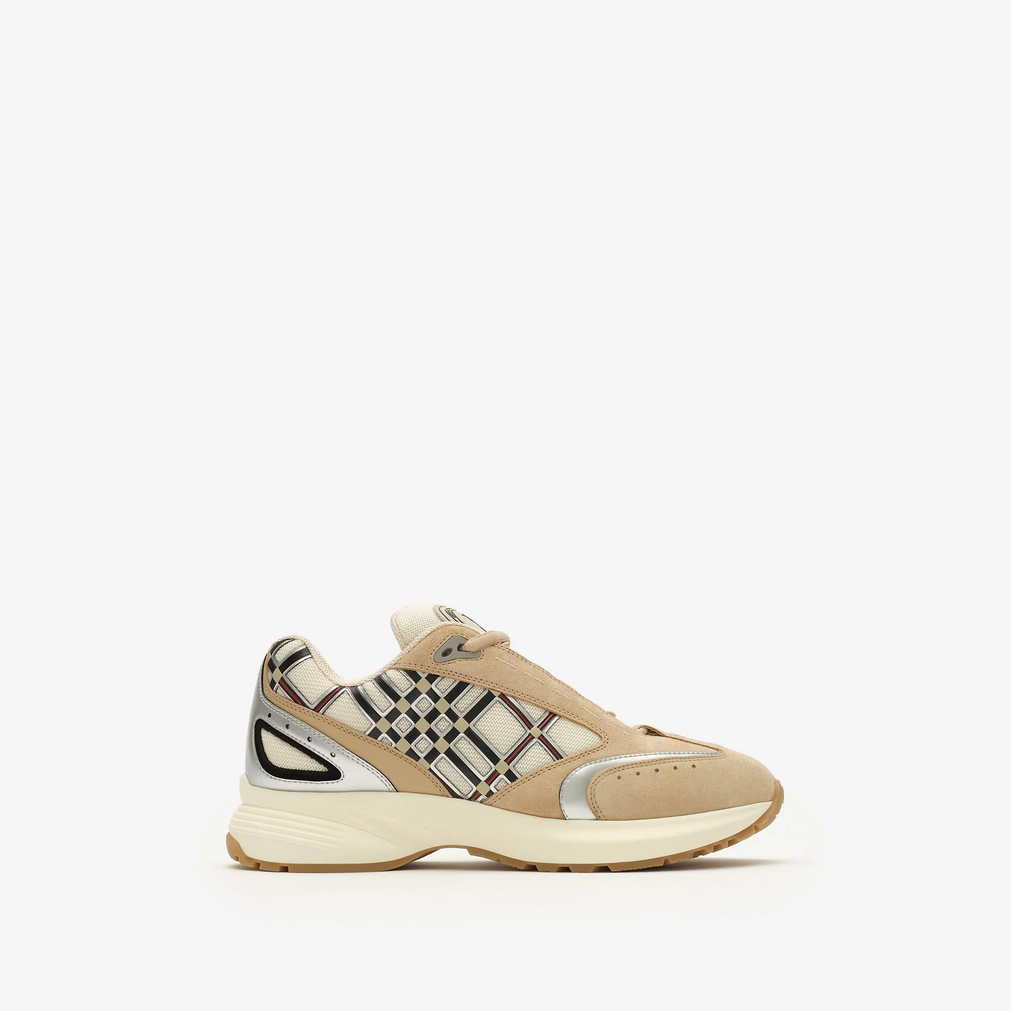 Nylon, Suede and Leather Eclipse Sneakers - 1