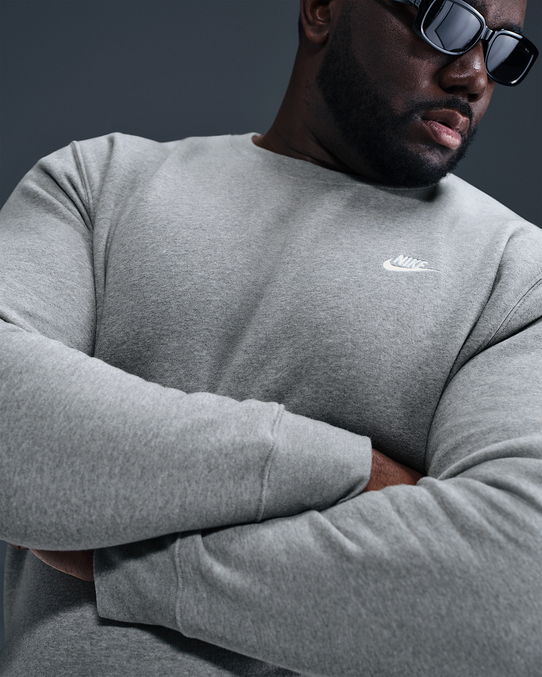 Nike Club Men's Fleece Crew - 8
