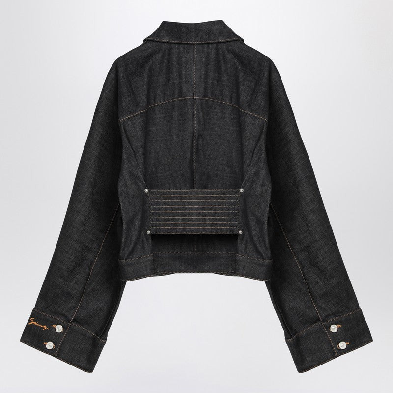 Givenchy Dark Blue Denim Jacket Women - 2