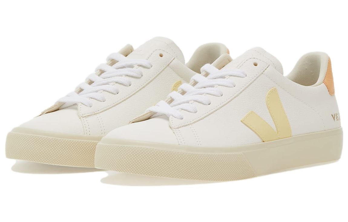 (WMNS) Veja Campo Chromefree Leather 'White Sun Peach' CP0503140A - 3
